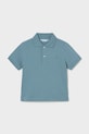 Παιδικά βαμβακερά μπλουζάκια πόλο Mayoral βαμβάκι μπλε 102.3E.Baby.PPY2