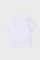 Mayoral polo bawełniane dziecięce 150.5A.Mini.PPY2 biały SS26