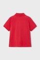 Mayoral polo bawełniane dziecięce 150.5A.Mini.PPY2 czerwony SS26