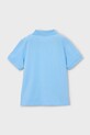 Παιδικά βαμβακερά μπλουζάκια πόλο Mayoral 150.5A.Mini.PPY2 μπλε SS26