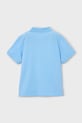 Παιδικά βαμβακερά μπλουζάκια πόλο Mayoral 150.5A.Mini.PPY2 μπλε SS26