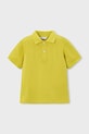 Mayoral polo bawełniane dziecięce 150.5A.Mini.PPY2 zielony SS26