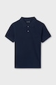 Mayoral polo bawełniane dziecięce bawełna niebieski 890.7F.Junior.PPY2
