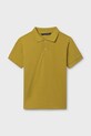 Παιδικά βαμβακερά μπλουζάκια πόλο Mayoral βαμβάκι πράσινο 890.7F.Junior.PPY2