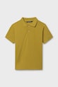 Παιδικά βαμβακερά μπλουζάκια πόλο Mayoral βαμβάκι πράσινο 890.7F.Junior.PPY2
