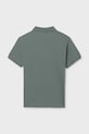 Παιδικά βαμβακερά μπλουζάκια πόλο Mayoral 890.7F.Junior.PPY2 πράσινο SS26