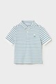 Mayoral polo bawełniane dziecięce wzorzyste biały 1110.3F.Baby.PPY2