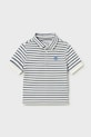 Mayoral polo bawełniane dziecięce wzorzyste biały 1110.3F.Baby.PPY2