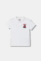 Guess polo bawełniane aplikacja biały N6RP02.KADZ4.PPY2