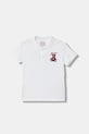 Guess polo bawełniane aplikacja biały N6RP02.KADZ4.PPY2