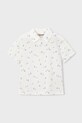 Παιδικό πουκάμισο πόλο Mayoral 3101.5A.Mini.PPY2 λευκό SS26