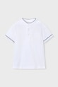 Παιδικό πουκάμισο πόλο Mayoral με ελαστάν λευκό 3102.5B.Mini.PPY2