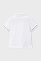Mayoral polo bawełniane dziecięce 3103.5B.Mini.PPY2 biały SS26