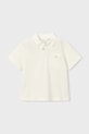 Παιδικά βαμβακερά μπλουζάκια πόλο Mayoral 3105.5C.Mini.PPY2 μπεζ SS26