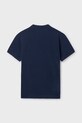 Mayoral polo bawełniane dziecięce 6163.7B.Junior.PPY2 granatowy SS26
