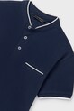 Chłopiec Mayoral polo bawełniane dziecięce 6163.7B.Junior.PPY2 granatowy
