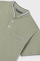 Παιδικά βαμβακερά μπλουζάκια πόλο Mayoral πράσινο 6163.7B.Junior.PPY2
