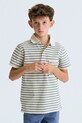 Mayoral polo bawełniane dziecięce 6164.7B.Junior.PPY2 beżowy