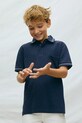 Mayoral polo bawełniane dziecięce bawełna granatowy 6164.7B.Junior.PPY2