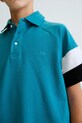 Mayoral polo dziecięce 6165.7D.Junior.PPY2 turkusowy
