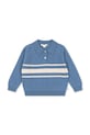 Konges Sløjd sweter wełniany dziecięcy BASI POLO wełna niebieski KS104662.PPY2