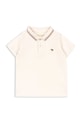 Konges Sløjd polo bawełniane dziecięce FLORIAN POLO SHIRT GOTS bawełna beżowy KS104814.PPY2