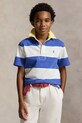 Pamučna polo majica Polo Ralph Lauren pamuk plava 323A12250004