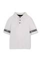Karl Lagerfeld Polo majica otroška bombažna bela Z31099.114.150