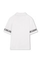 Karl Lagerfeld Polo majica otroška bombažna Z31099.114.150 bela SS26