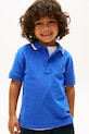 Chłopiec Tommy Hilfiger polo dziecięce bawełniane KB0KB10323.92.176.PPY2 niebieski
