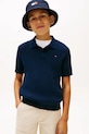 Tommy Hilfiger polo dziecięce bawełniane granatowy KB0KB10251.128.176.PPY2
