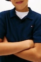 Tommy Hilfiger polo dziecięce bawełniane KB0KB10251.128.176.PPY2 granatowy
