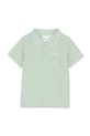 BOSS polo in lana bambino/a colletto abbottonato turchese J52713.86.94