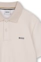 Dječaci Pamučna polo majica BOSS J52961.102.108 bež