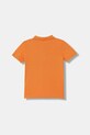 Guess polo dziecięce bawełniane N6GP01.K9WF4.PPY2.M pomarańczowy SS26
