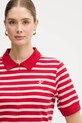 Polo majica Tommy Hilfiger crvena WW0WW47853