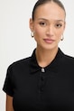 Karl Lagerfeld polo bawełniane IKON czarny B1W17035