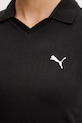 Puma polo damskie bawełniane z elastanem Baby Polo 693848 czarny