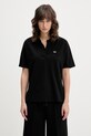 Lacoste polo gładkie czarny PF1123