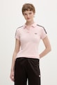 adidas Originals polo damskie bawełniane różowy KD3699