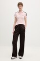 adidas Originals polo damskie bawełniane KD3699 różowy SS26