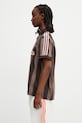 adidas Originals polo shirt cotton women's KD5450 brown SS26