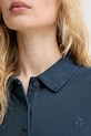 Marc O'Polo polo damskie bawełniane z elastanem 5000013269 granatowy