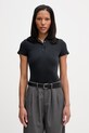 Levi's polo damskie z bawełną RORY SS czarny 005JQ.0001