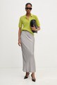 Patrizia Pepe polo swetrowe damskie bawełniane 2K0372.K327 zielony SS26
