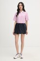 Joop! polo pentru femei, din bumbac 30102065 roz SS26