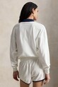 Polo Ralph Lauren pulover ženski bombažen LT WT COTTON TERRY-KNT-POLO 211A12737002 bela SS26