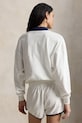 Polo Ralph Lauren pulover ženski bombažen LT WT COTTON TERRY-KNT-POLO 211A12737002 bela SS26