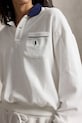 Polo Ralph Lauren pulover ženski bombažen LT WT COTTON TERRY-KNT-POLO bela 211A12737002