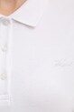 Karl Lagerfeld polo ženské bavlněné s elastanem B2W17097 bílá